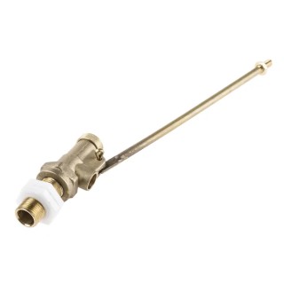 Pegler Yorkshire 1/2 in Brass Body Float Valve with 0.31 in Thread Lever, Copper Float, 14 bar Maximum Pressure 514017