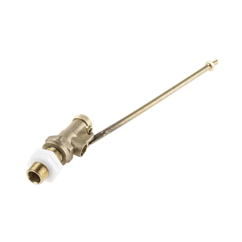 Pegler Yorkshire 1/2 in Brass Body Float Valve with 0.31 in Thread Lever, Copper Float, 14 bar Maximum Pressure 514017