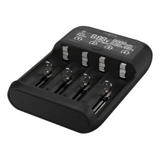 Ansmann Battery Charger for Lithium-ion, LiFePO4, NiMH Batteries, 650 mA, Compatible with AAA, C, AA, Worldwide 1001-0122