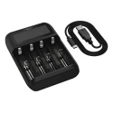 Ansmann Battery Charger for Lithium-ion, LiFePO4, NiMH Batteries, 650 mA, Compatible with AAA, C, AA, Worldwide 1001-0122