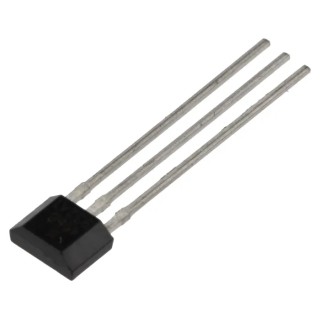 Honeywell Technologies Through Hole Hall Effect Sensor Linear Magnetic IC, TO-92, 3-Pin, 2.7V-6.5V Supply SS49E