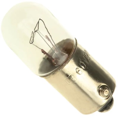 RS PRO BA9S Clear Indicator Light, 60V, 20mA, 2000h Lifespan BA9S