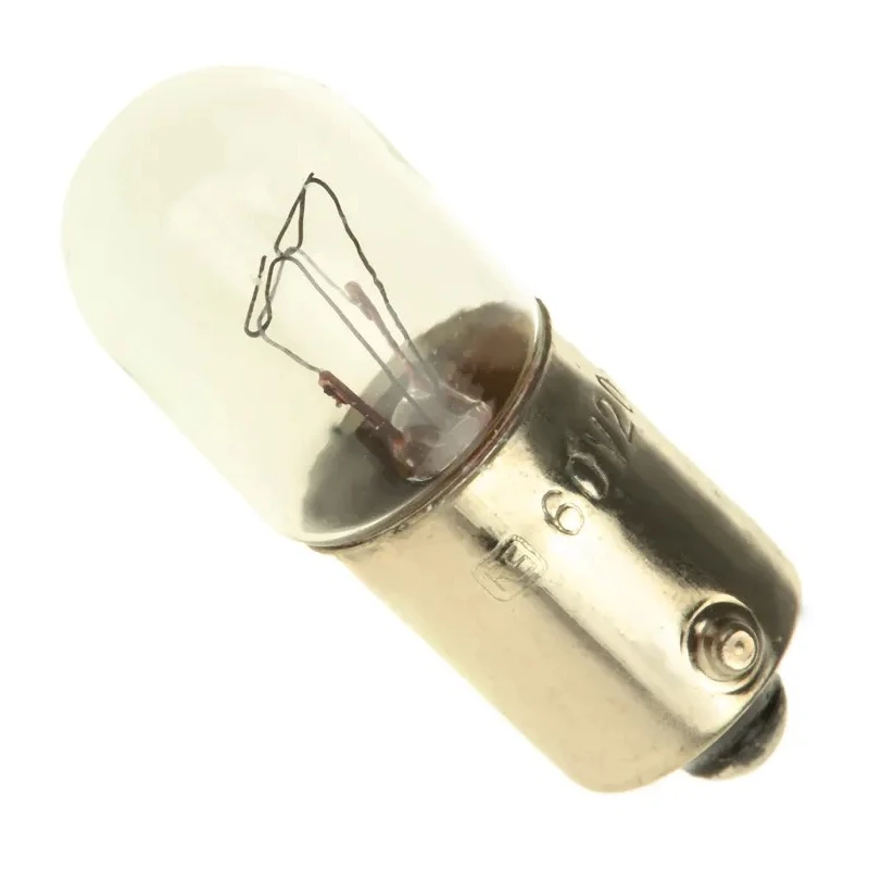 RS PRO BA9S Clear Indicator Light, 60V, 20mA, 2000h Lifespan BA9S