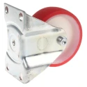 Flexello Fixed Castor Heavy Duty 250 kg Load Capacity 100 mm Polyurethane Wheel 488PN