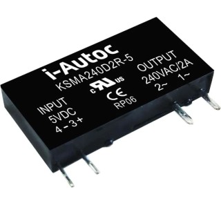 i-Autoc KSMA Series Solid State Relay PCB Mount 2A Load 280V AC Load 15V DC Control KSMA240D2-12