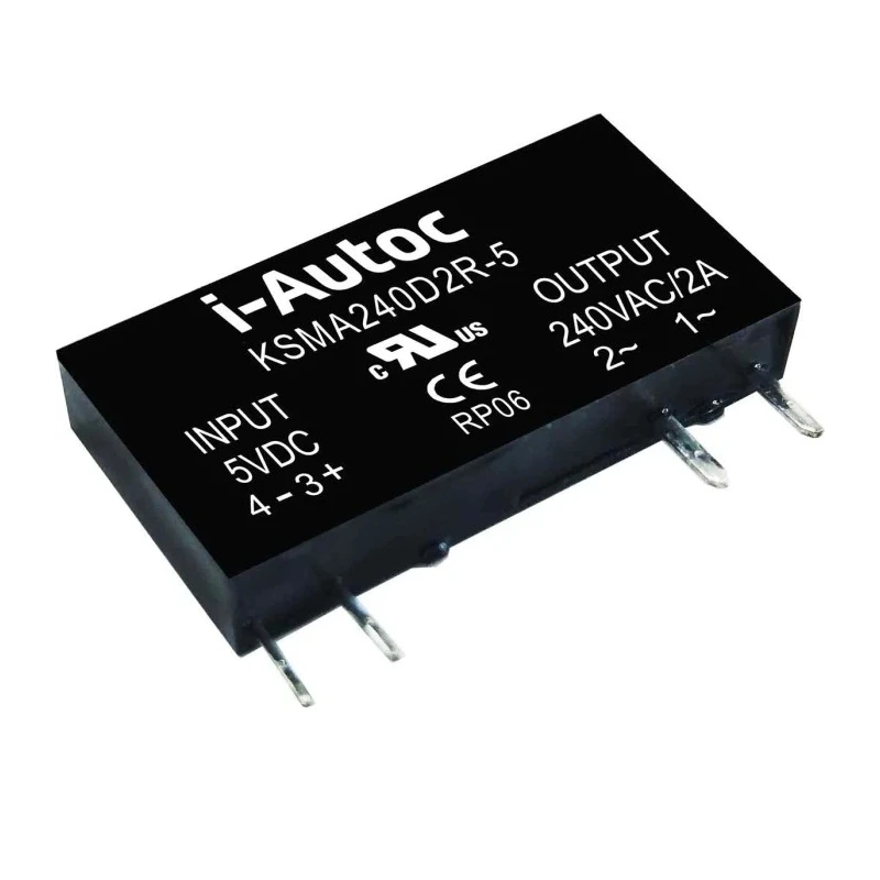 i-Autoc KSMA Series Solid State Relay PCB Mount 2A Load 280V AC Load 15V DC Control KSMA240D2-12