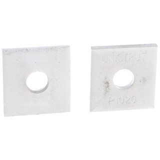 Unistrut Stainless Steel Single Hole Square Bracket Plate 41.3x41.3mm P1020 SS