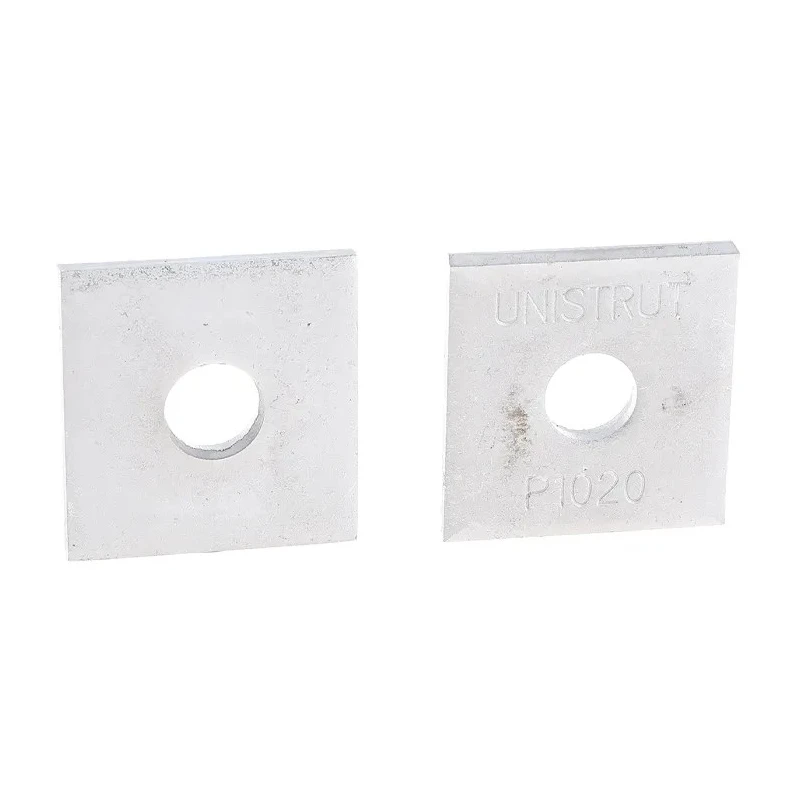Unistrut Stainless Steel Single Hole Square Bracket Plate 41.3x41.3mm P1020 SS