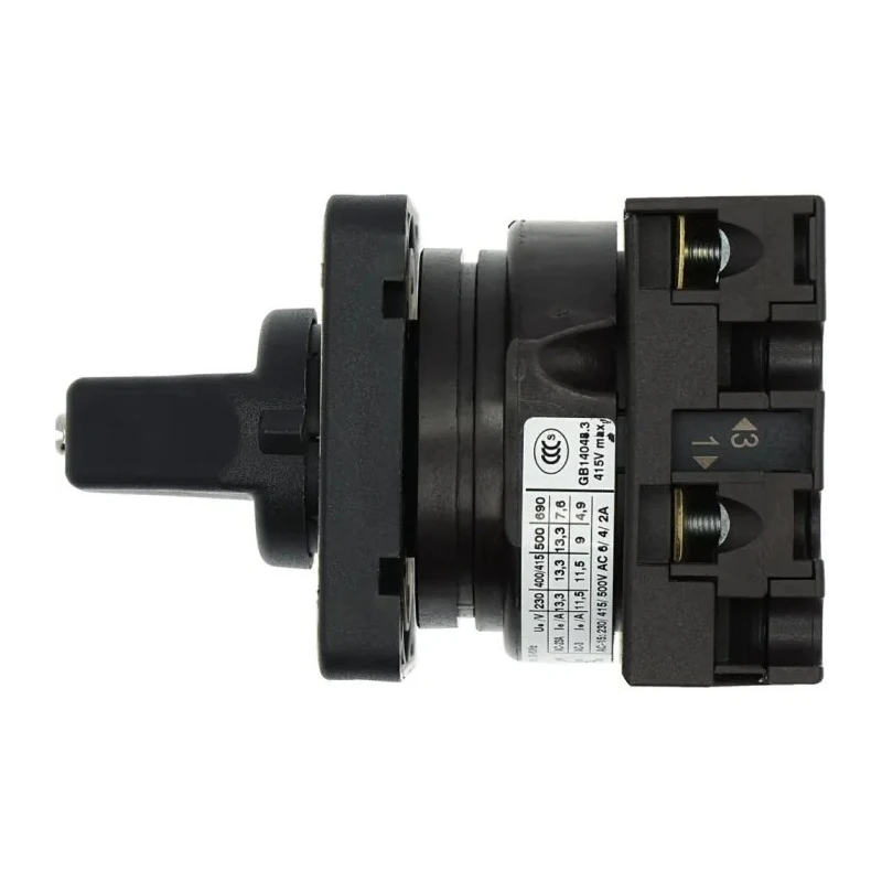 Eaton 3 Position 60° Toggle Actuator Cam Switch 20A 690V AC Flush Mount 012742 T0-1-8210/E