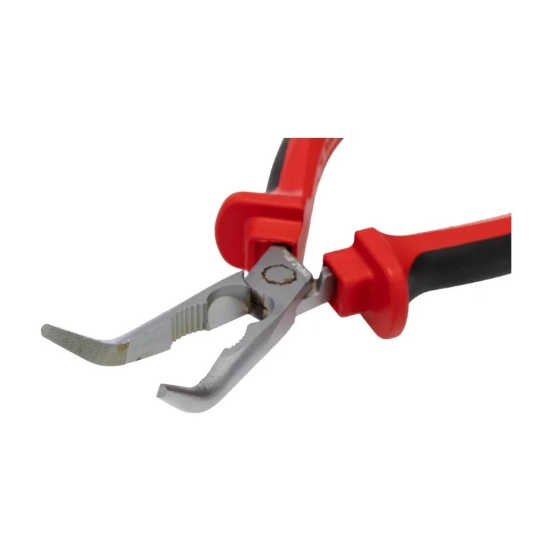 CK 3-Piece Long Nose Plier Set Serrated Jaw, 200mm Overall, Matt Chrome Finish 104-4679