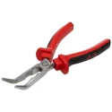 CK 3-Piece Long Nose Plier Set Serrated Jaw, 200mm Overall, Matt Chrome Finish 104-4679