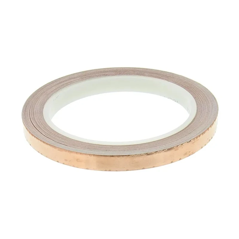 3M Conductive Metallic Tape Copper Foil Backing 9.5mm x 16.5m 0.07mm Thickness 155°C Max 1181/9.5
