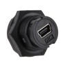 RS PRO USB Connector Mini USB Type B to B Panel Mount Female/Female Straight IP67 Rated IP67