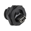 RS PRO USB Connector Mini USB Type B to B Panel Mount Female/Female Straight IP67 Rated IP67