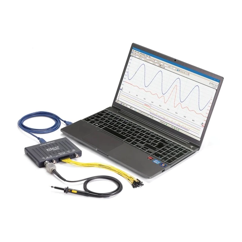 Pico Technology 100 MHz PC Based Mixed Signal Oscilloscope 16-Channel USB Powered PicoScope 2208B MSO
