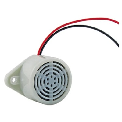 RS PRO Magnetic Buzzer Component 95 dB Base Mount Panel Mount Continuous Internal Drive 4-6 V DC 17.6 mm Height 111-8177