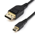 StarTech.com Male DisplayPort, Mini DisplayPort to Male DisplayPort Polyvinyl Chloride DisplayPort Cable 2 m DP14MDPMM2MB