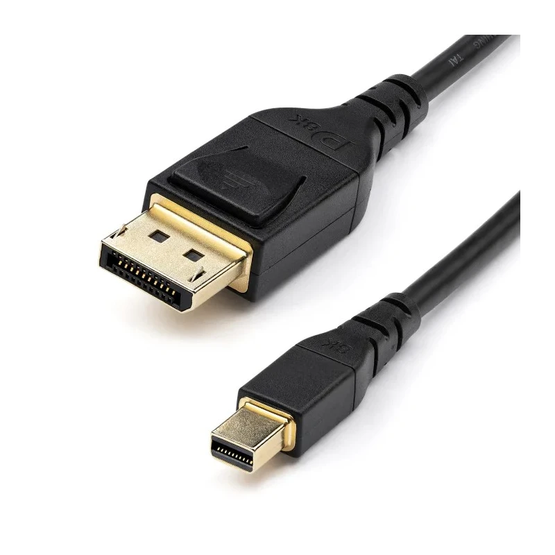 StarTech.com Male DisplayPort, Mini DisplayPort to Male DisplayPort Polyvinyl Chloride DisplayPort Cable 2 m DP14MDPMM2MB