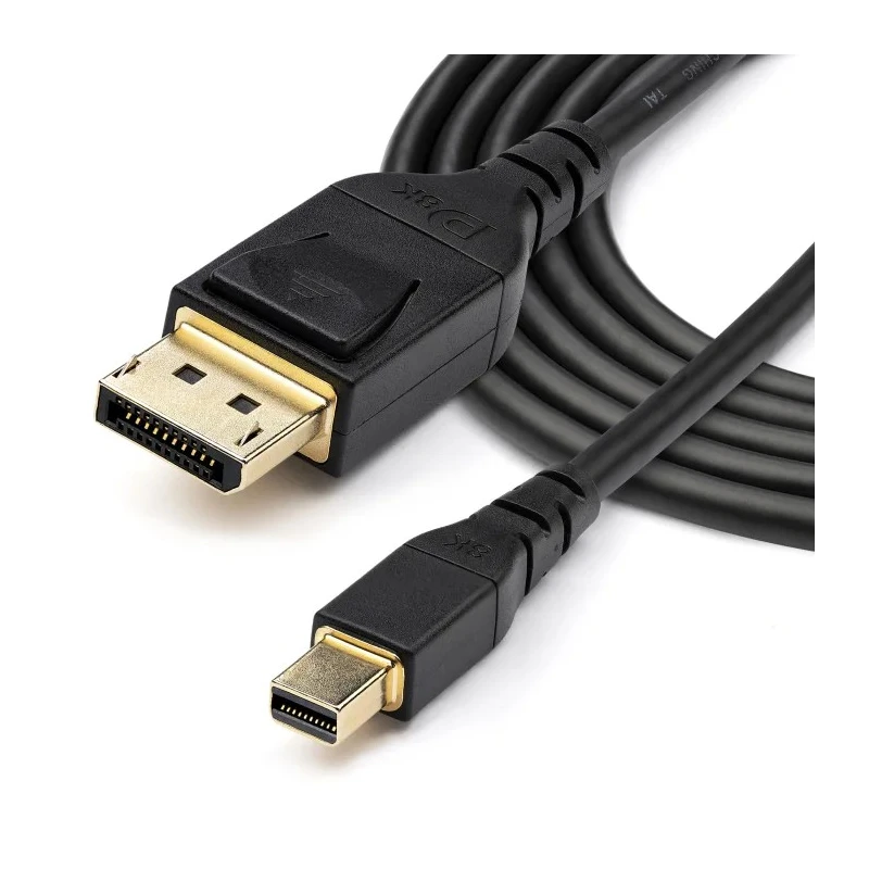 StarTech.com Male DisplayPort, Mini DisplayPort to Male DisplayPort Polyvinyl Chloride DisplayPort Cable 2 m DP14MDPMM2MB