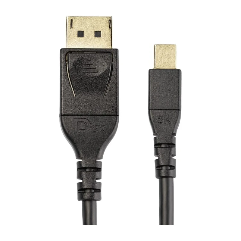 StarTech.com Male DisplayPort, Mini DisplayPort to Male DisplayPort Polyvinyl Chloride DisplayPort Cable 2 m DP14MDPMM2MB