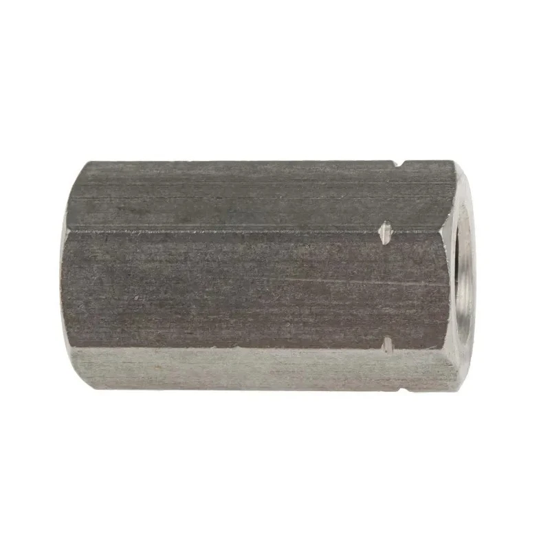 RS PRO 36 mm Plain Stainless Steel Coupling Nut M12 36mm Length DIN 6334 825-297