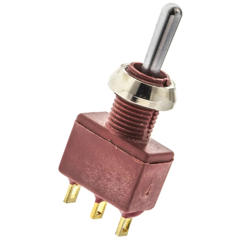 C & K Toggle Switch Panel Mount On-Off-On SPDT Solder Terminal 28 V dc 125 V ac E103SYZQE