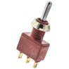C & K Toggle Switch Panel Mount On-Off-On SPDT Solder Terminal 28 V dc 125 V ac E103SYZQE