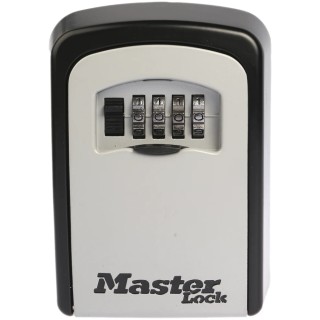 Master Lock Key Lock Box Wall Mount Zinc Material Black Grey 118mm Height 83mm Width 34mm Depth 5401EURD