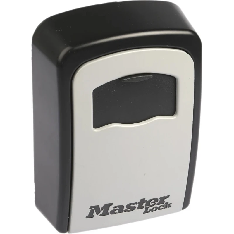 Master Lock Key Lock Box Wall Mount Zinc Material Black Grey 118mm Height 83mm Width 34mm Depth 5401EURD