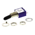 APEM Toggle Switch Panel Mount On-On SPDT Solder Terminal 250 V ac 55636AVDE