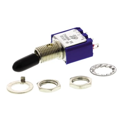 APEM Toggle Switch Panel Mount On-On SPDT Solder Terminal 250 V ac 55636AVDE