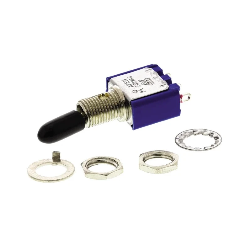 APEM Toggle Switch Panel Mount On-On SPDT Solder Terminal 250 V ac 55636AVDE