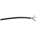 RS PRO DEF STAN Multi-Core Industrial Cable 4 Cores 0.22mm² Unscreened Armoured Black PVC Sheath 25 m 236-9261