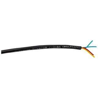 RS PRO DEF STAN Multi-Core Industrial Cable 4 Cores 0.22mm² Unscreened Armoured Black PVC Sheath 25 m 236-9261