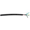 RS PRO DEF STAN Multi-Core Industrial Cable 6 Cores 0.22mm² Unscreened Black PVC Sheath 25 m 236-9267