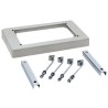 Schneider Electric Industrial Plinth 770mm Depth 60mm Height Polyester Grey NSYZNPLA73G