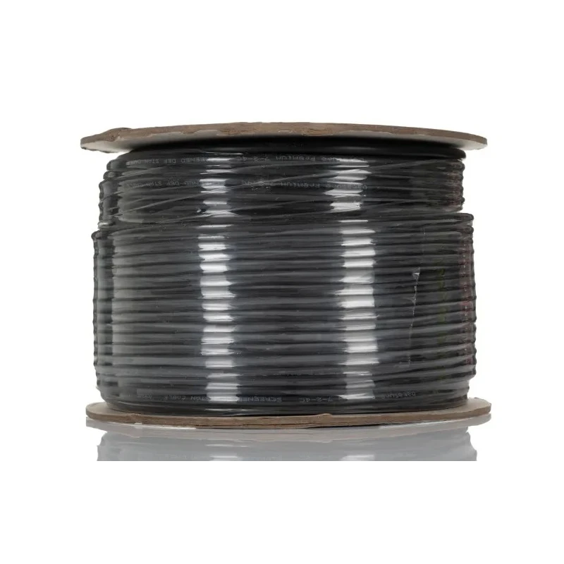 RS PRO DEF STAN Multi-Core Industrial Cable 4 Cores 0.22mm² Screened 25 m Black PVC Sheath 236-9263
