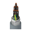 Alpha Wire Xtra-Guard FLEX Performance Multi-Core Industrial Cable 7 Cores Screened 600V 12.37mm OD 305m 901407CY SL005