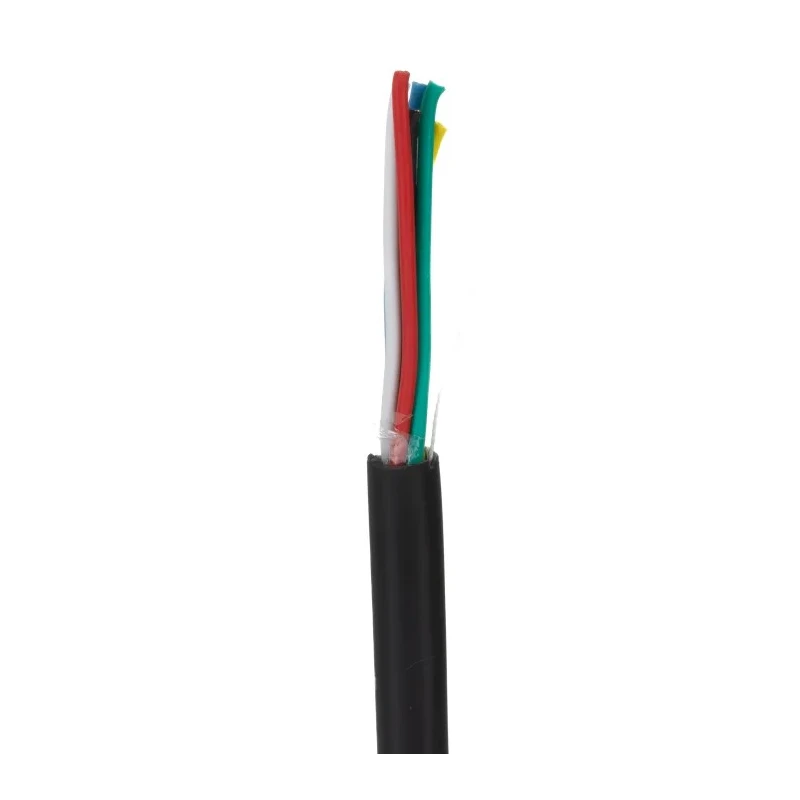 RS PRO DEF STAN Multi-Core Industrial Cable 6 Cores 0.22mm² Screened Armoured Black PVC Sheath 25 m 236-9269