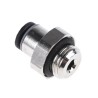 Legris LF3000 Series Pneumatic Fitting Male Threaded-to-Tube G 1/8 in Push-in 4 mm Nickel Plated Brass 20 bar 80°C LF3000