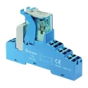 Finder 4C Series Electromechanical Interface Relay DIN Rail Mount 110V AC Coil DPDT-2 CO Contacts 9.4mA 4C.P2.8.110.0060SPA