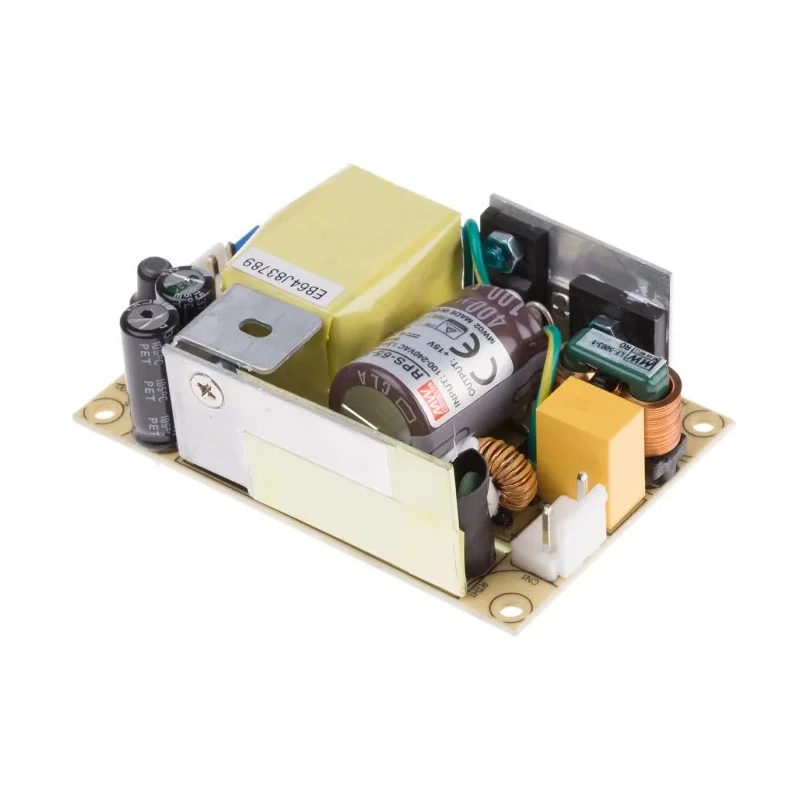 MEAN WELL 15V dc 65W Switching Power Supply Chassis Mount RPS-65-15
