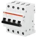 ABB System Pro M Compact S200 Miniature Circuit Breaker 4-Pole 13A Type B 400V AC 12V DC 6kA 2CDS254001R0135 S204-B13