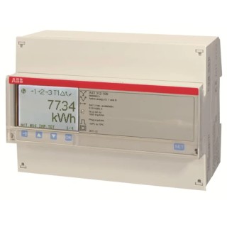 ABB 3 Phase Direct Connected LCD Energy Meter 2CMA170526R1000 A43 TRI MBUS 80A SILVER