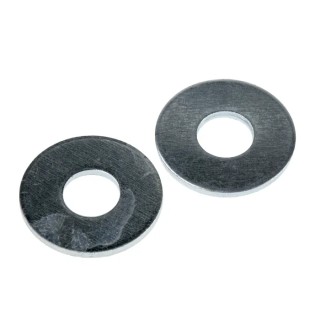 RS PRO Steel Bright Zinc Washers M8 Compatible Screw/Bolt Size, 24mm External Diameter, 9mm Inside Diameter, 2mm 122-4394
