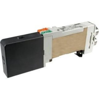SMC Pneumatic Solenoid Valve 5 Ports Die Cast Aluminium Body, 24V, 0.4W Power Consumption SQ2000