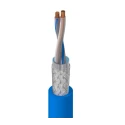 Belden Screened Blue PVC Jacket Ethernet Cable, 500 m, 300V, Bare Copper Conductor 74030E-C500