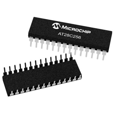 Microchip Parallel EEPROM Memory 256 kB 5 MHz 28-Pin PDIP Serial-2 Wire AT28C256-15PU
