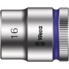 Wera 3/8 in Drive 16 mm 6 Point Hex Chrome Vanadium Steel Socket 30mm Overall Length 05022082001