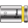 Wera 1/4 in Drive 10 mm 6 Point Hex Socket Chrome Vanadium Steel 23mm Overall Length 05003509001